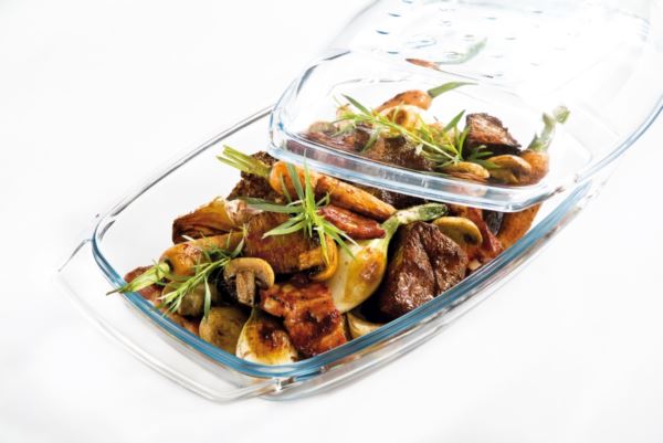 GRILL&DROP Naczynie żaroodporne 5,1l z pokrywą