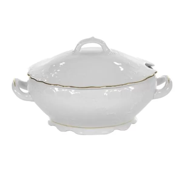 Waza porcelanowa 2,7 l Ćmielów - Rococo Złota Linia
