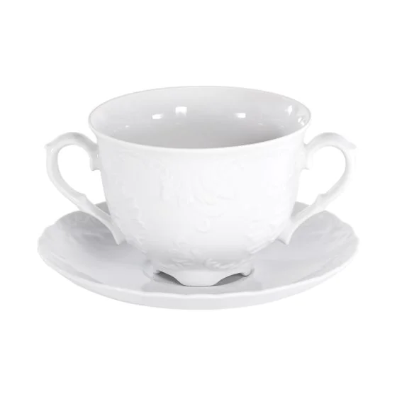 Bulionówka ze spodkiem 330 ml / 16 cm Ćmielów - Rococo