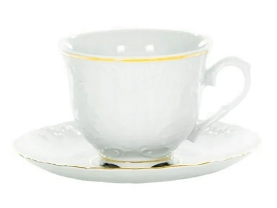 Filiżanka ze spodkiem 250 ml / 17 cm Ćmielów - Rococo 3604