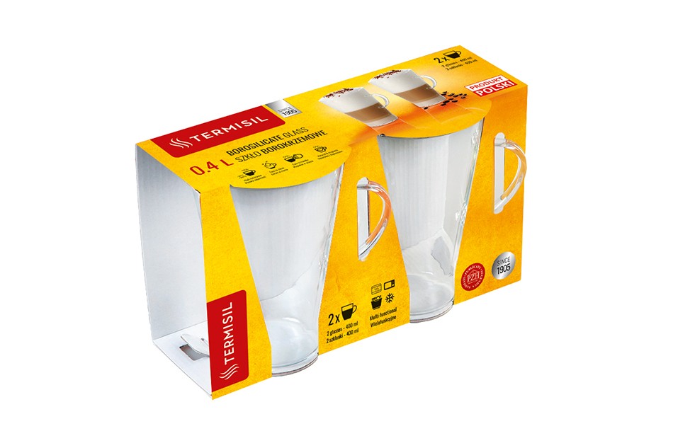Komplet szklanek 0,4l/2szt Caffe Latte - Termisil