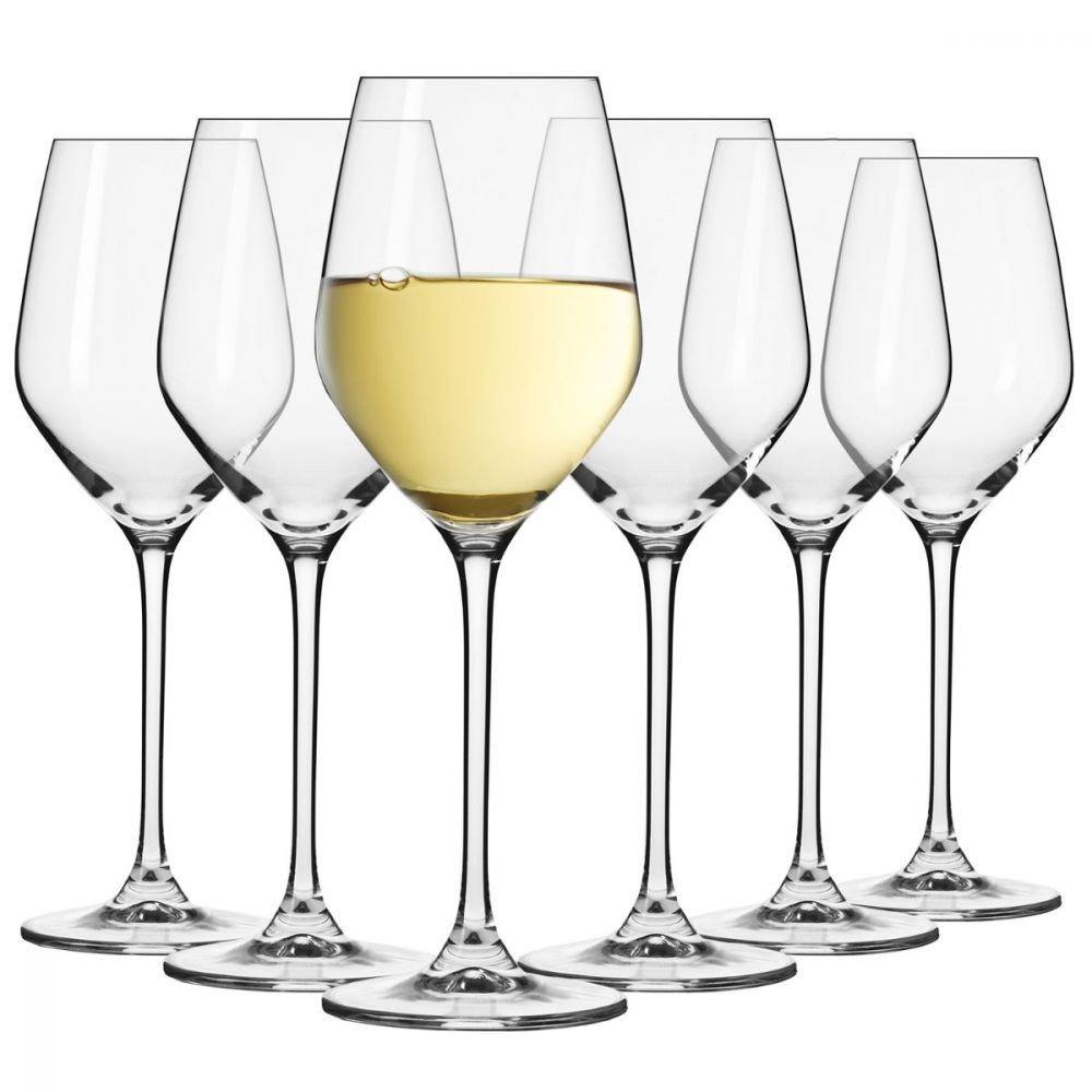 SPLENDOUR Kieliszki do wina białego 200 ml | komplet 6 sztuk