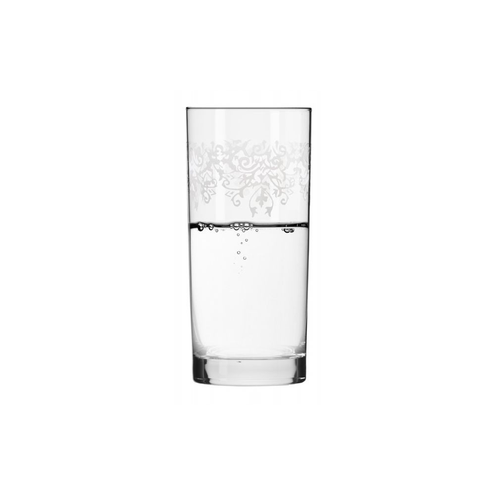 Szklanki wysokie 350 ml KRISTA DECO | komplet 6