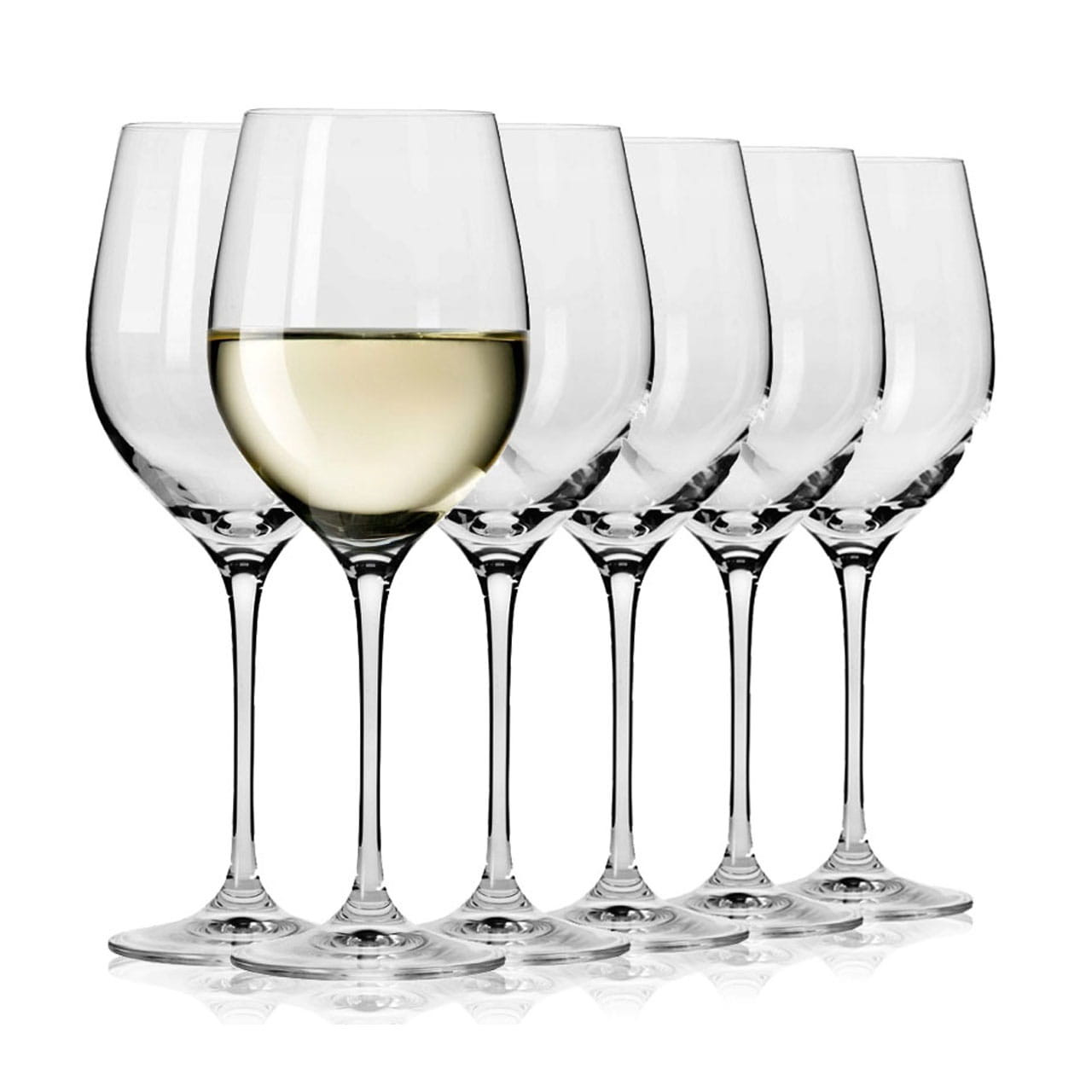 HARMONY Kieliszki do wina białego 370 ml |komplet 6 szt.
