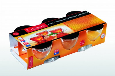 Komplet filiżanek ze spodkiem 250 ml/ 6szt - Termisil Classic