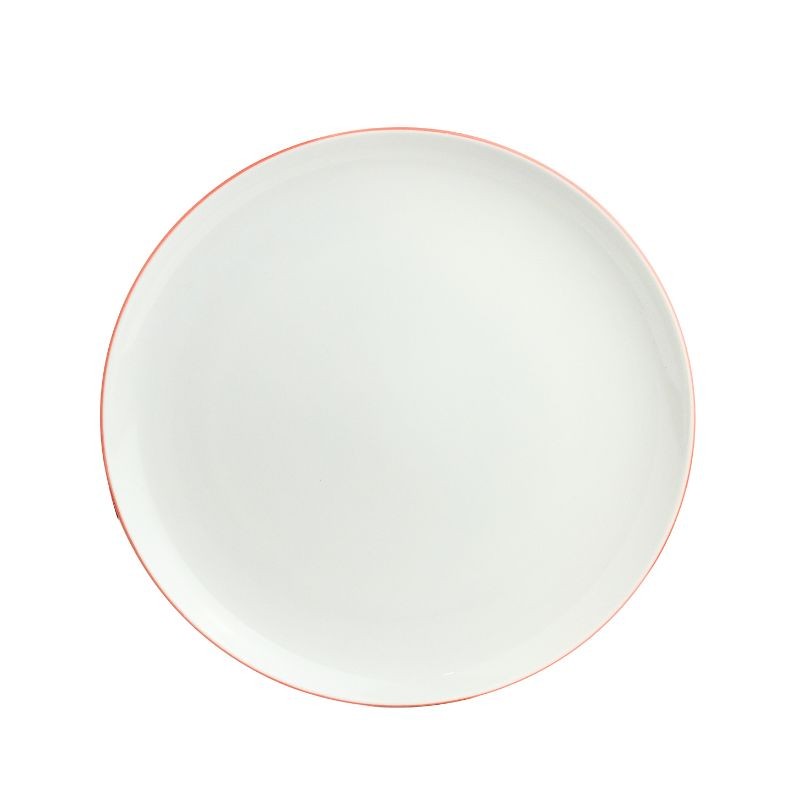 Talerz płytki obiadowy 27 cm Bogucice - Base Red 1243