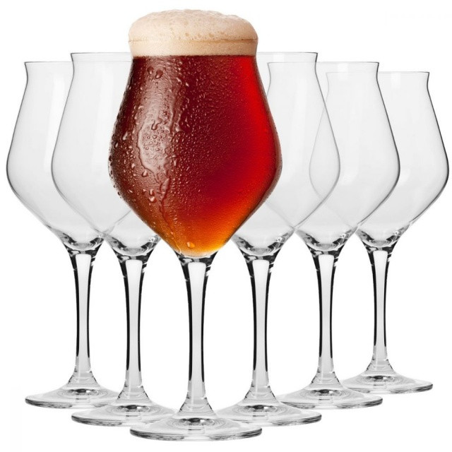 AVANT-GARDE Kieliszki degustacyjne do piwa 420 ml| komplet 6 sztuk