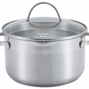COMFORT NEW Garnek z pokrywką szklaną 24cm