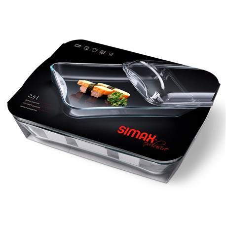 Naczynie prostokątne z pokrywą 2,5l Simax - Smart Touch - obrazek 2
