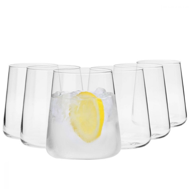 AVANT-GARDE Szklanki do napojów 380 ml | komplet 6 sztuk