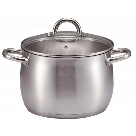 PROFI PLUS Garnek z pokrywką szklaną 22 cm