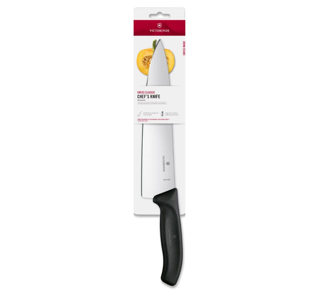 Nóż szefa kuchni czarny 25 cm Victorinox - Swiss Classic - obrazek 2