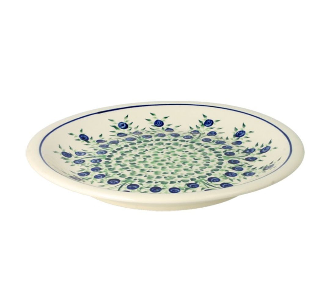 Talerz obiadowy 24 cm dek. 1208 - Bolesławiec - obrazek 2