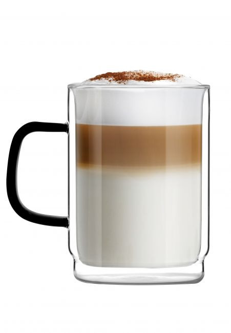 Komplet 2 szklanek z podwójną ścianką 350 ml Vialli Design - Carbon