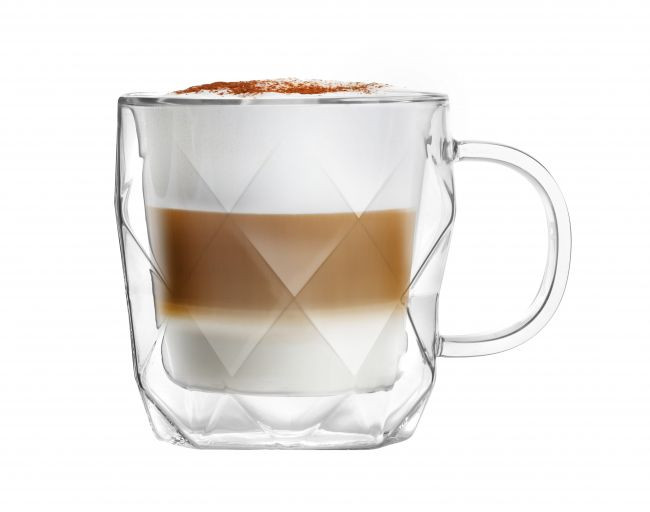 Komplet 2 szklanek z podwójną ścianką 330 ml Vialli Design - Geo