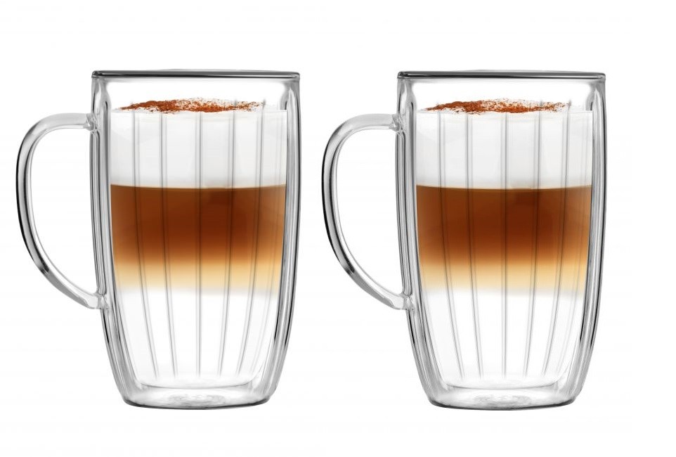 Komplet 2 szklanek z podwójną ścianką 350 ml Vialli Design - Tulip