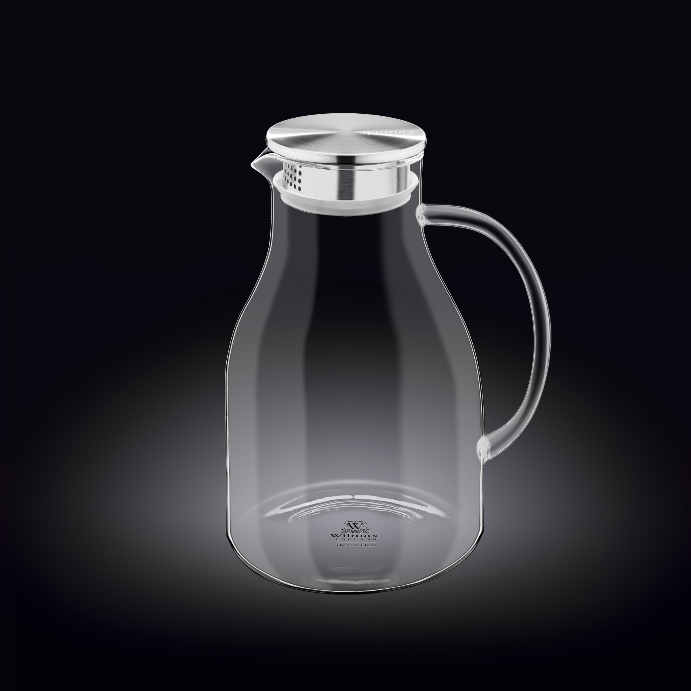 Dzbanek żaroodporny z metalową pokrywką 2500 ml Wilmax