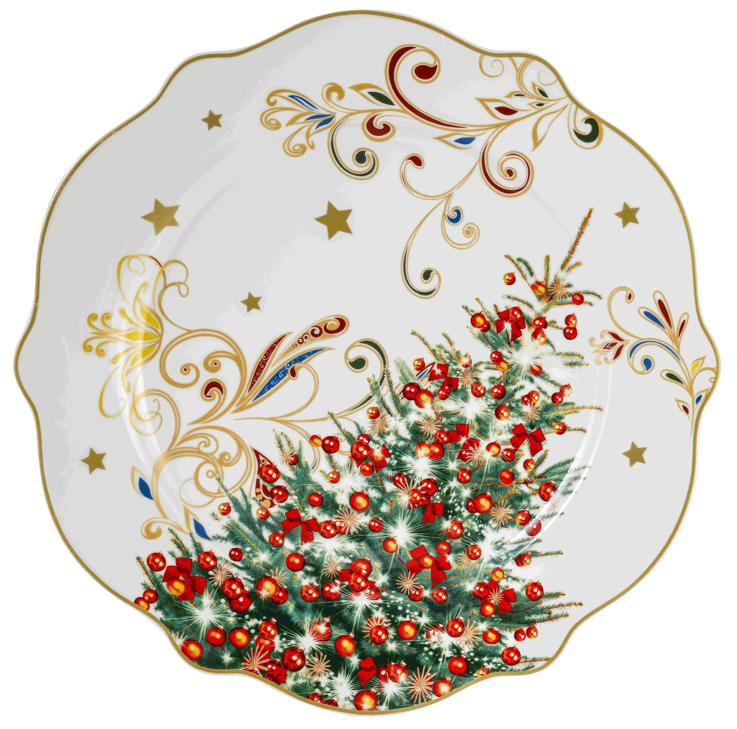 Talerz Świąteczny z Choinką 27 cm - Marco Polo