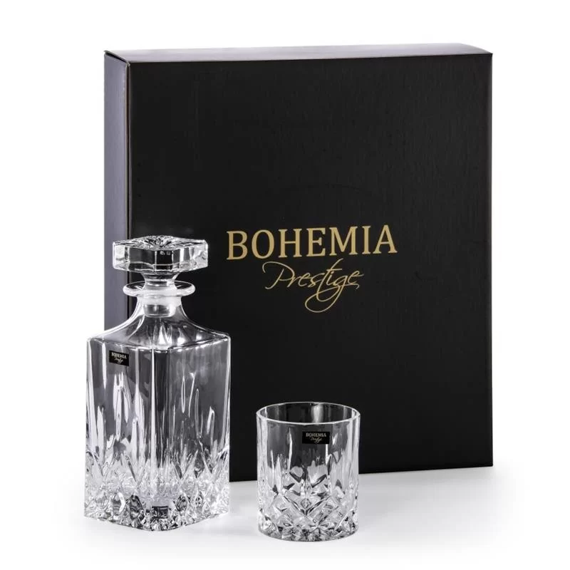 Komplet do whisky karafka i 6 szklanek Bohemia - Classico