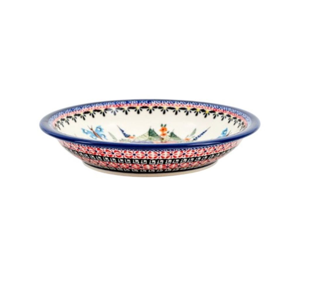 Talerz głęboki obiadowy 22,5 cm dek. 149art - Bolesławiec - obrazek 3