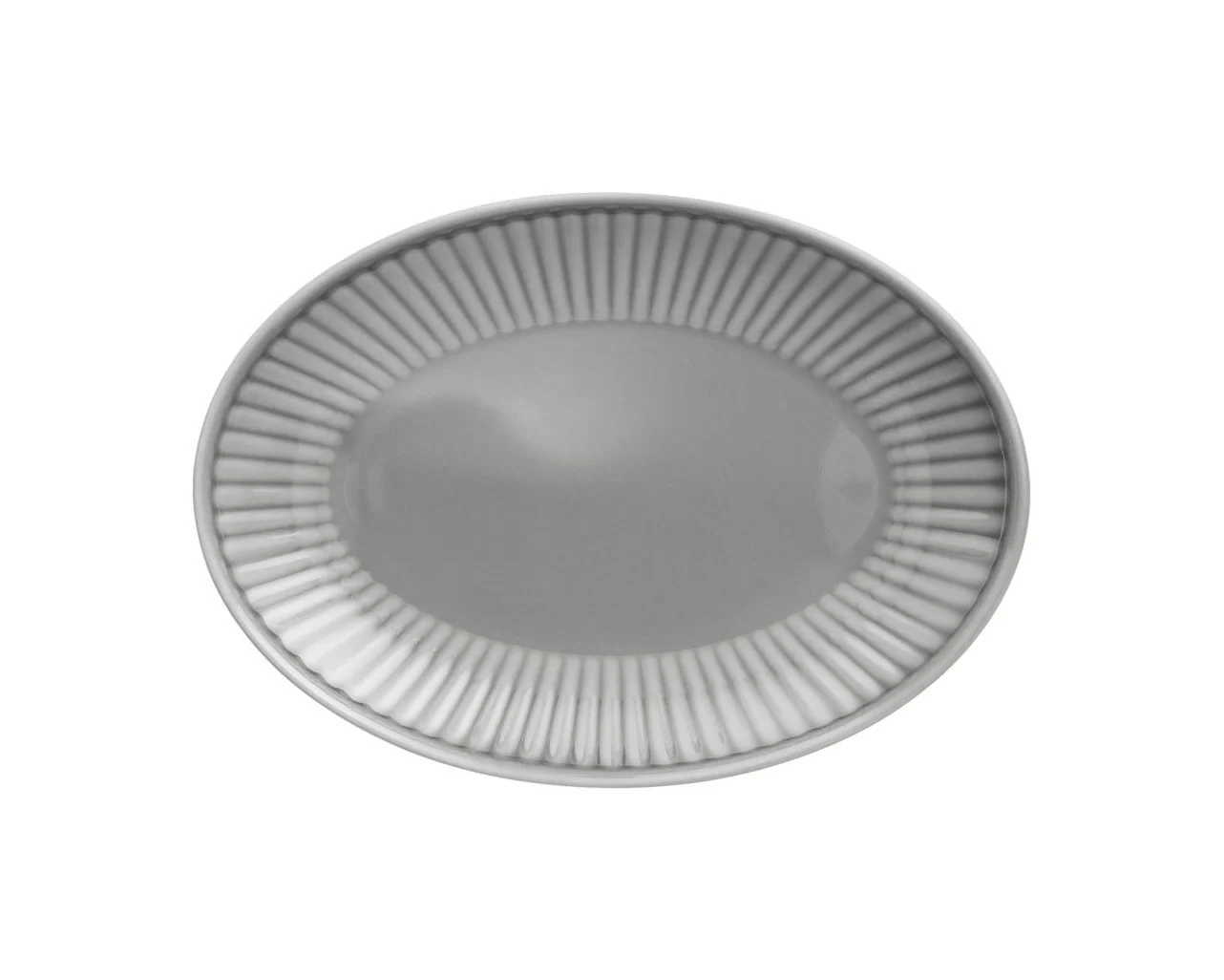 Półmisek owalny 24 cm Chodzież - Dalia GL06 Szary