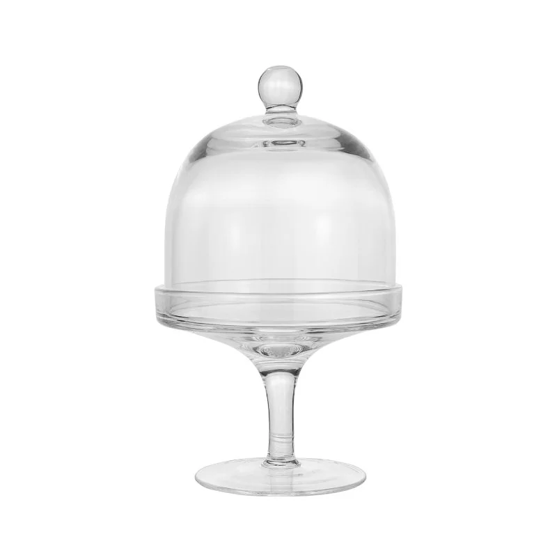 Patera mini na nóżce z kloszem 20cm