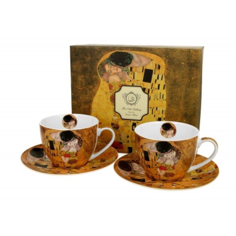 Komplet 2 filiżanek ze spodkami 250ml by Gustav Klimt