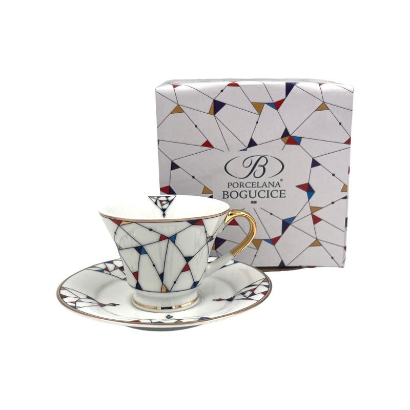 Filiżanka ze spodkiem espresso 90ml/13,2 cm Bogucice - ARLEKIN 1179