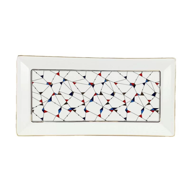 Tacka na ciasto 36 cm x 18 cm Bogucice - Arlekin