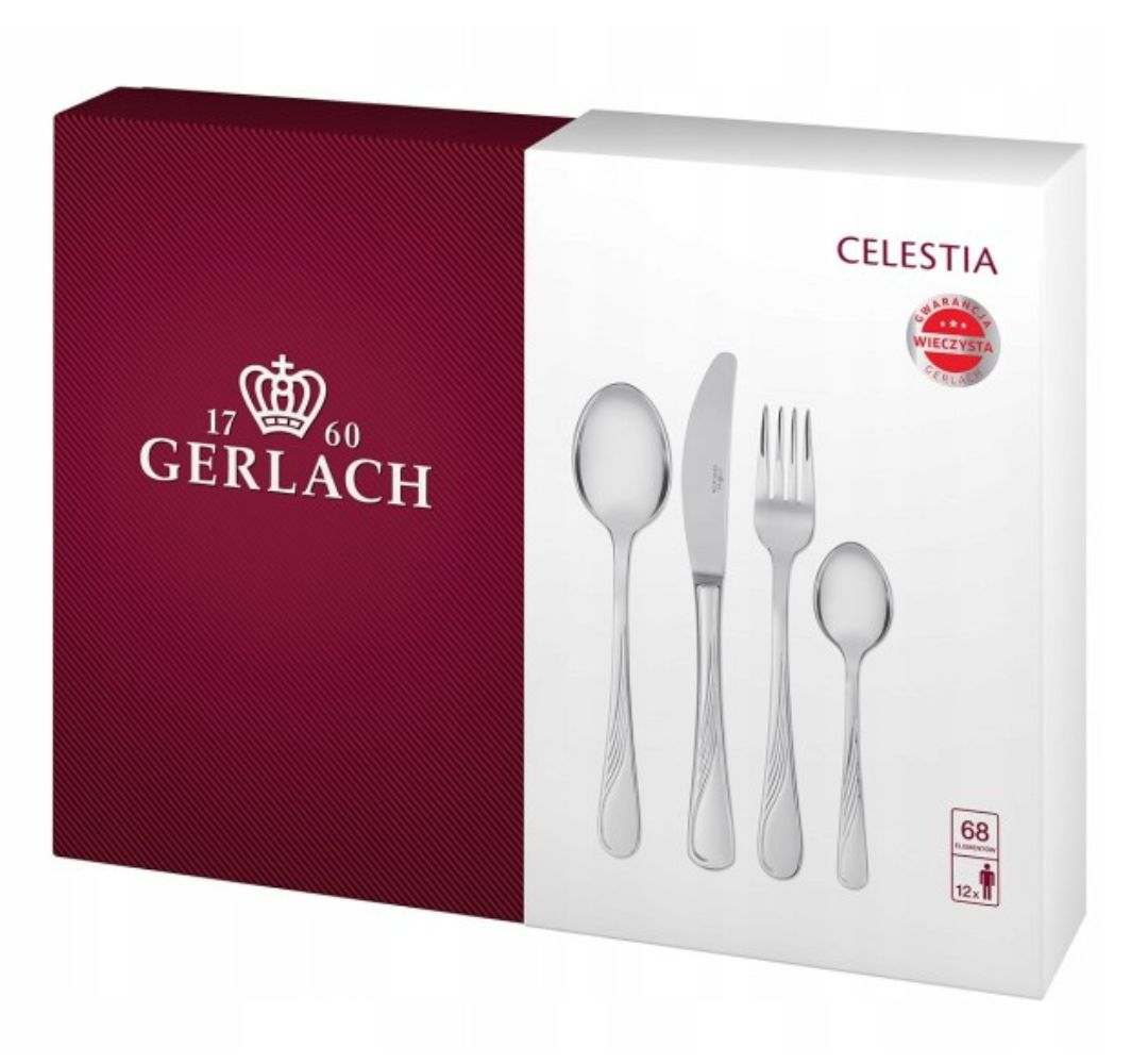 Komplet sztućców na 12 osób (68 el.) Gerlach - Celestia
