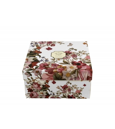 Filiżanka ze spodkiem Vintage Flowers White 250 ml