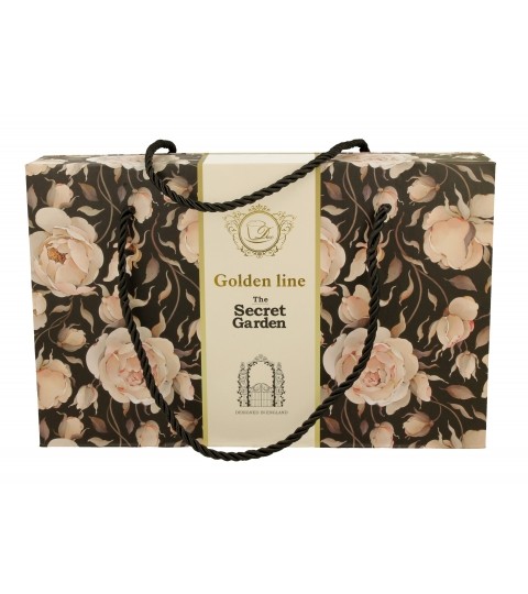 Komplet 2 filiżanek ze spodkami English Roses Black 220 ml