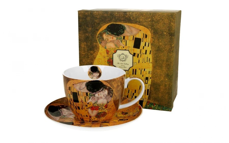 Filiżanka ze spodkiem The Kiss Classic Klimt 220 ml