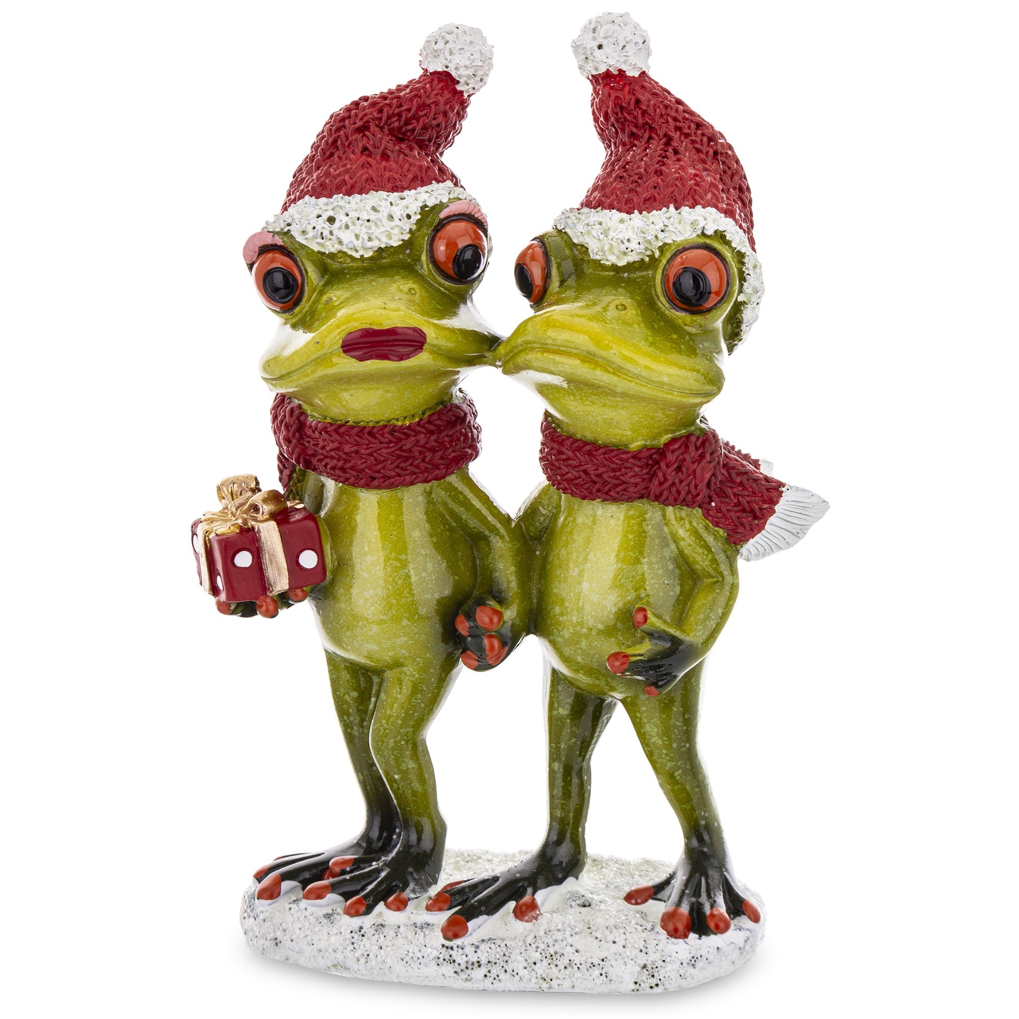 Figurka Świąteczna Żaba 17 cm