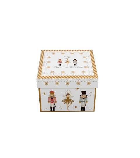 Komplet 2 filiżanek ze spodkami Christmas Ballerina 280 ml