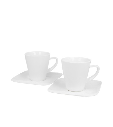 Komplet 2 filiżanek ze spodkami Infinity 250 ml