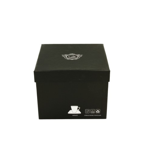 Komplet 2 filiżanek ze spodkami Infinity 250 ml