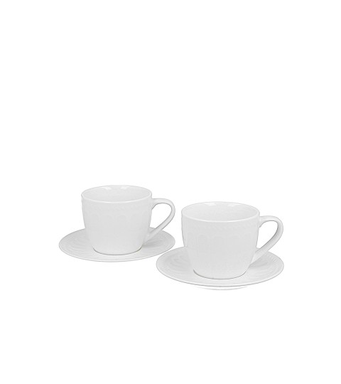 Komplet 2 filiżanek espresso ze spodkami Twilight 115 ml