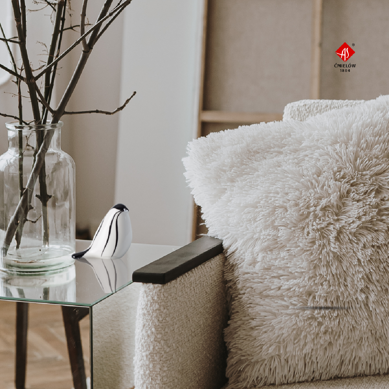 As Ćmielów - Figurka Porcelanowa Ptaki Sikorka 21