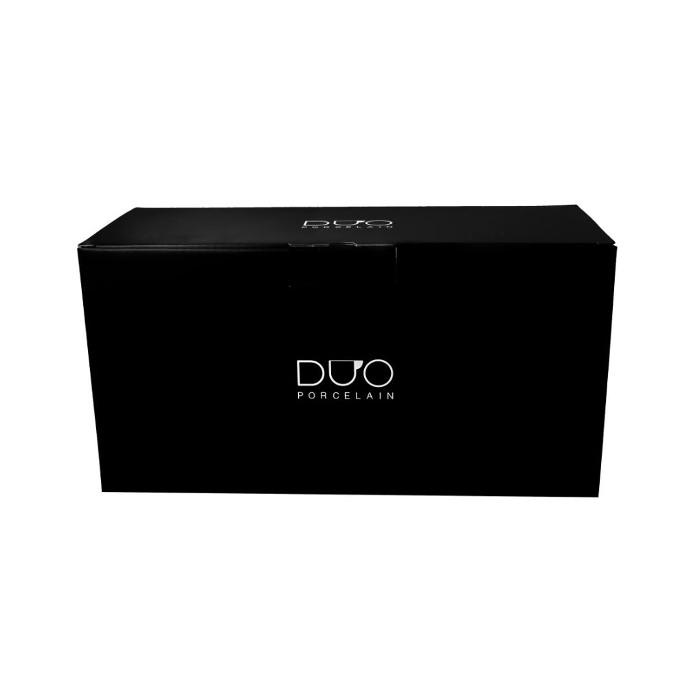 Komplet 6 filiżanek ze spodkami 260 ml Duo - Twilight - obrazek 2