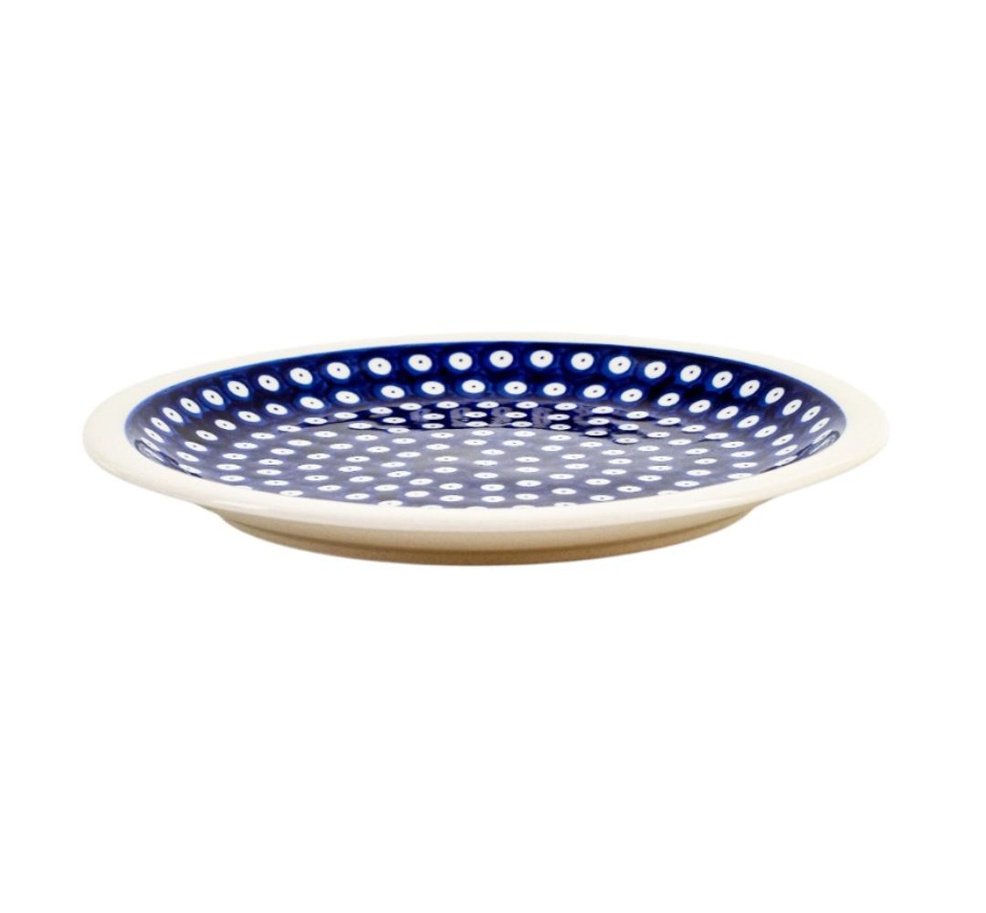 Talerz płytki obiadowy 27 cm dek. 42 - Bolesławiec - obrazek 2