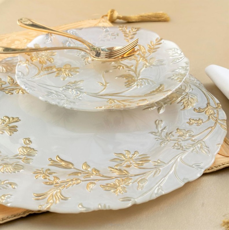 Talerz do ciasta szklany 32 cm Villa Italia - Roslin