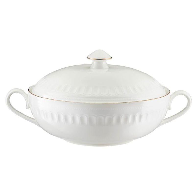 Waza porcelanowa 2,5 litra Villa Italia - Mesyna Gold