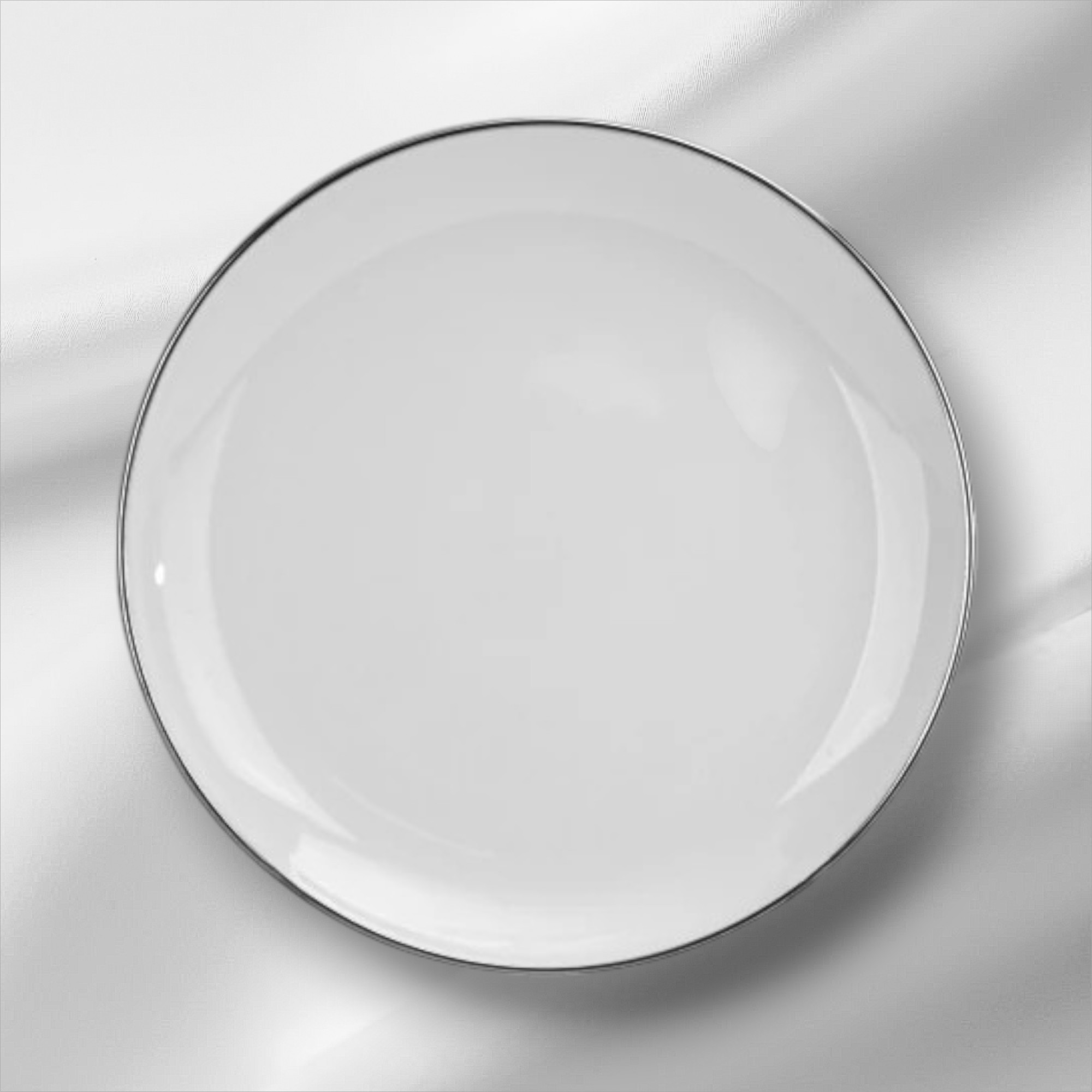 Talerz płytki 24 cm Chodzież - City Platyna