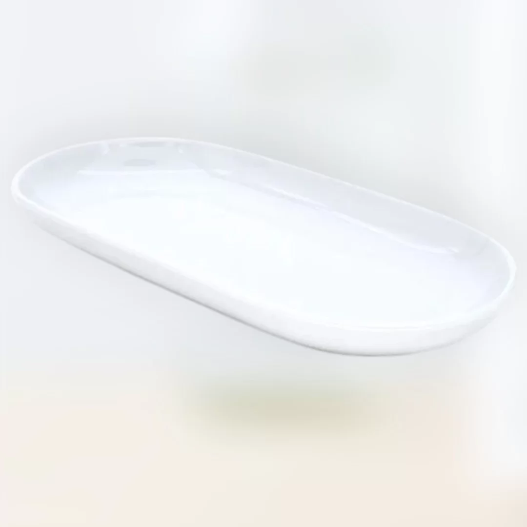 Półmis owalny 29 cm Chodzież - City Biały