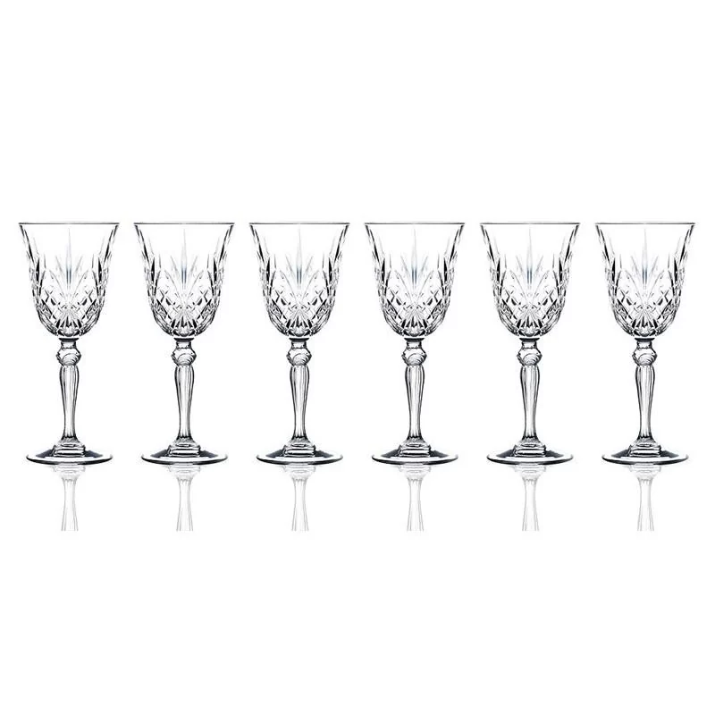 Kieliszki do wina białego 210 ml (6 szt.) RCR - Melodia
