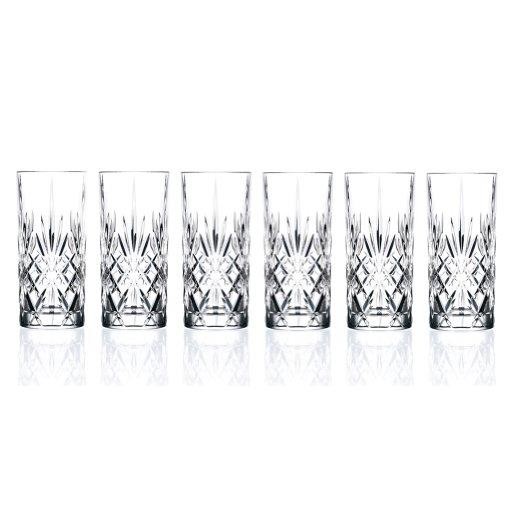 Szklanki do napojów long 360 ml (6 szt.) RCR - Melodia