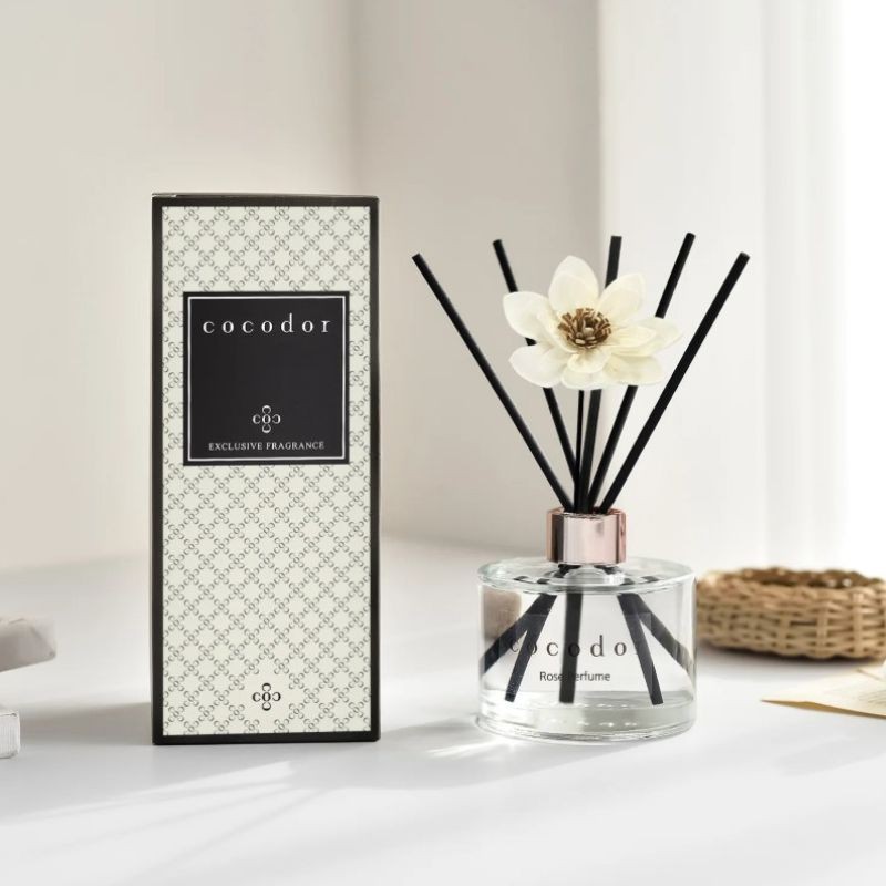 Dyfuzor zapachowy z patyczkami 200 ml Cocodor - Rose Perfume