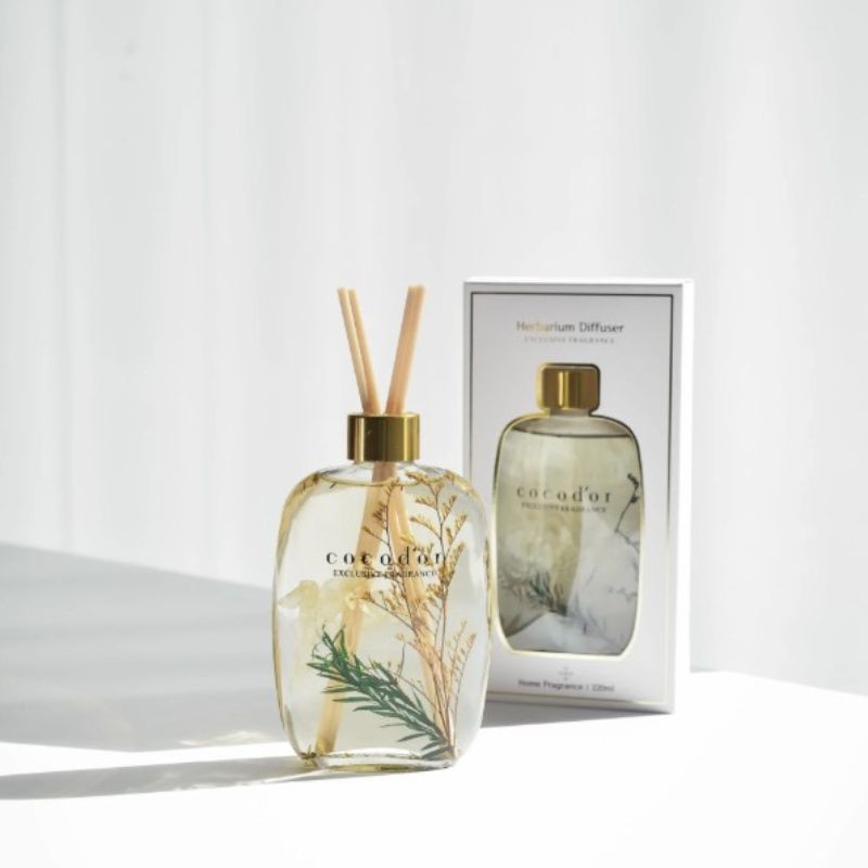 Dyfuzor zapachowy z patyczkami Herbarium 220 ml Cocodor - Deep Musk
