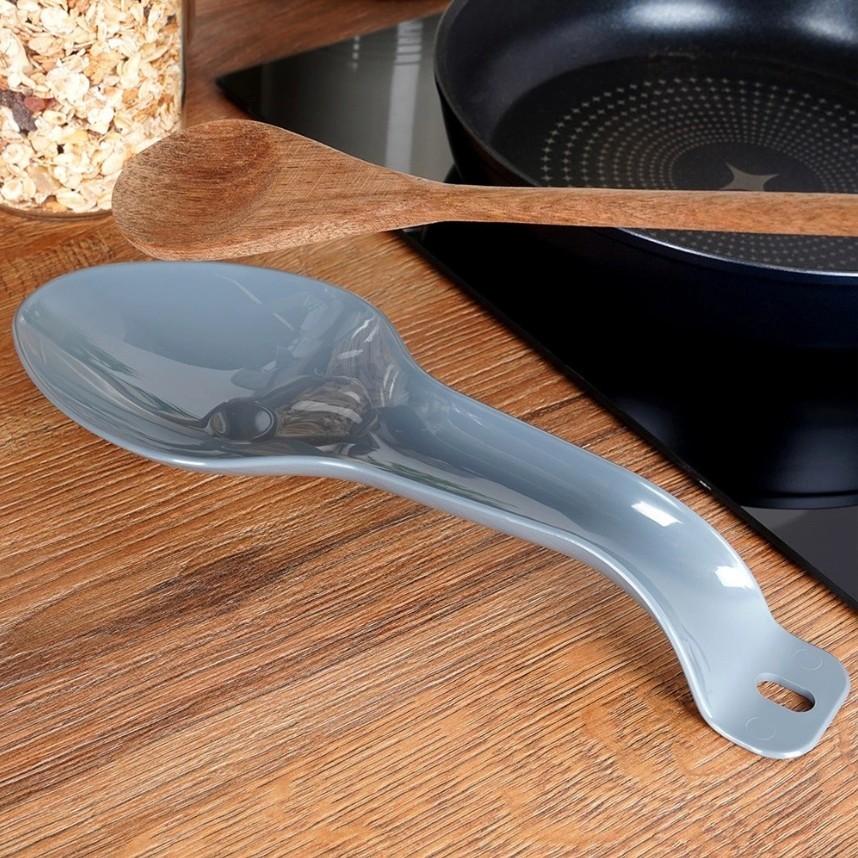 Podstawka pod chochlę i łyżkę szara 29 cm - Orion